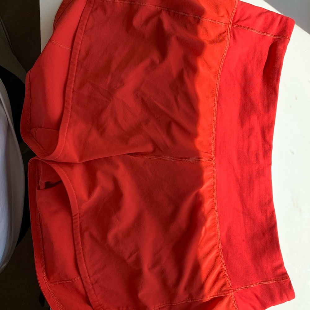 lululemon speed up shorts size 8